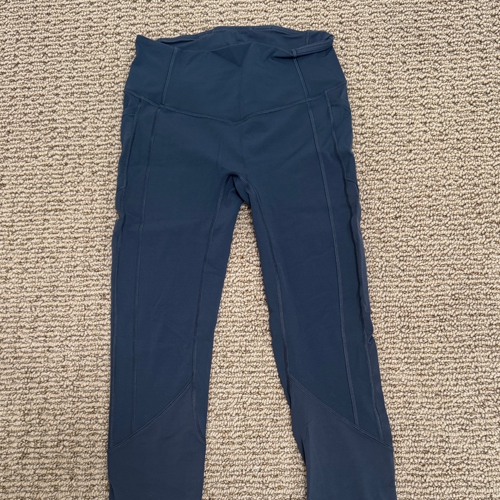 Lululemon Athletica Dark Grey Cropped Pants